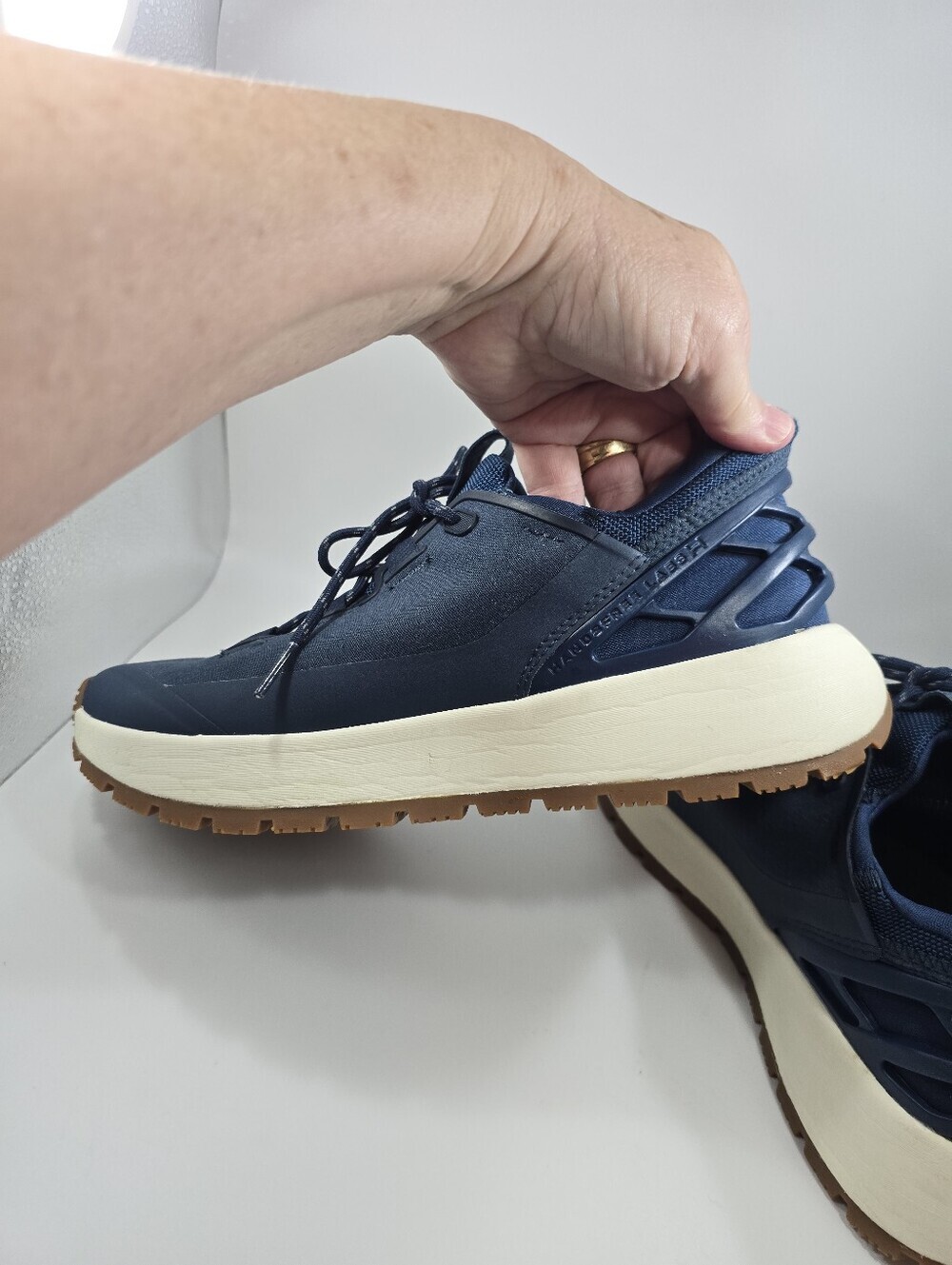 Kiziks Gently Worn Blue Lace Up Walking Comfort Sneakers/shoes Mens 6.5 Ladies 8 - Picture 14 of 16